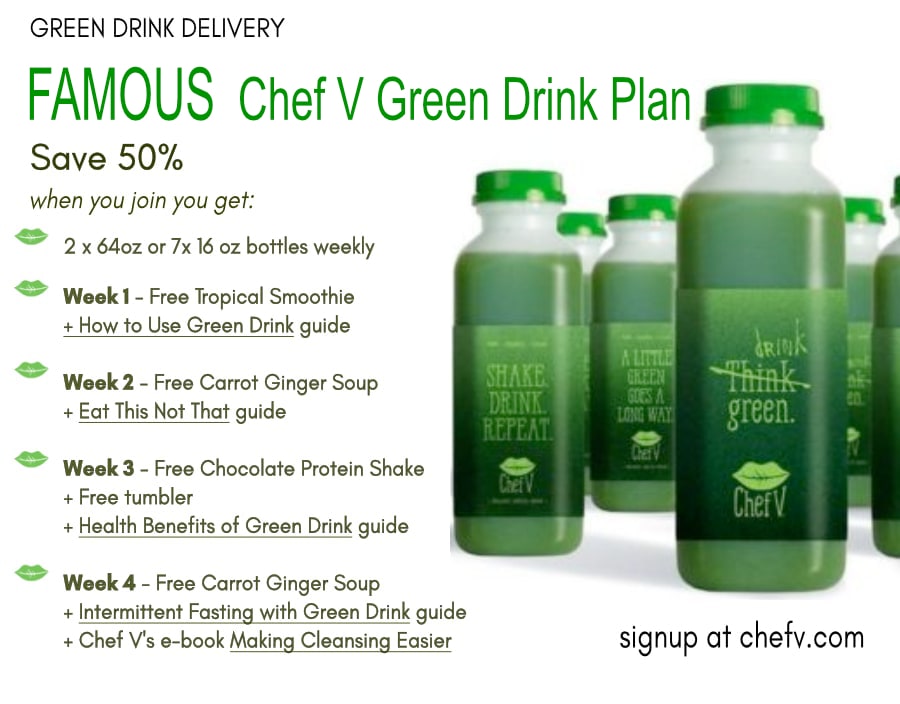 Chef V Green Drink Plan