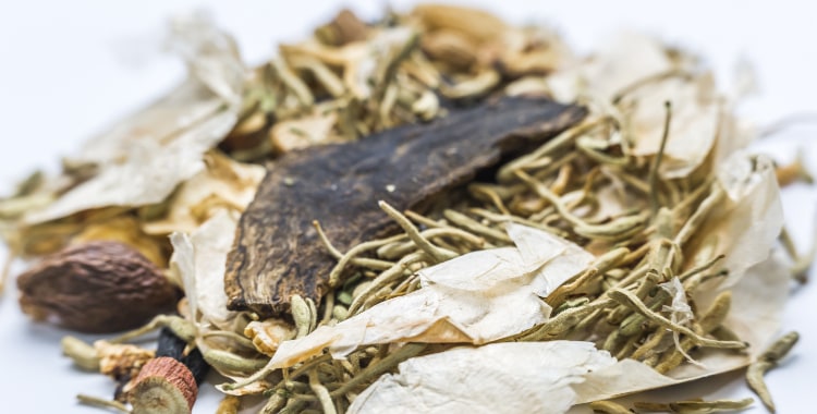 natural remedies dried herbs