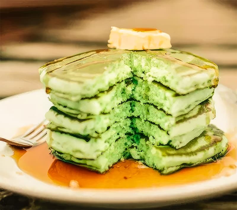green pancakes