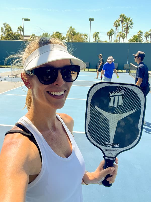 Veronica with pickleball