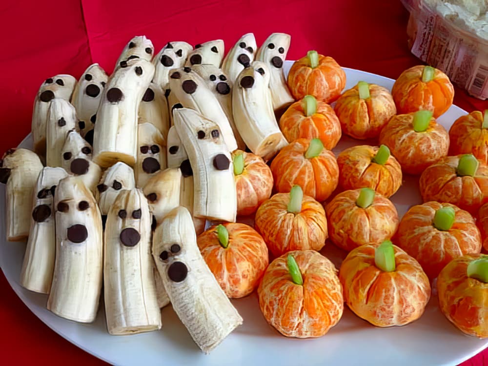 fruit halloween treats