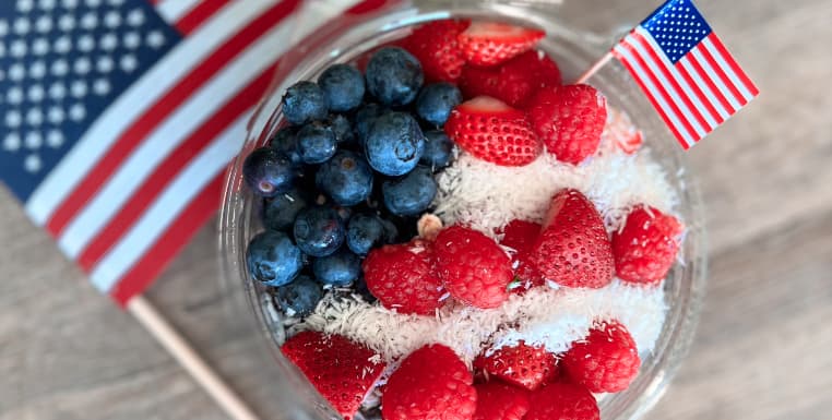 Red White & Blue Smoothie Bowl